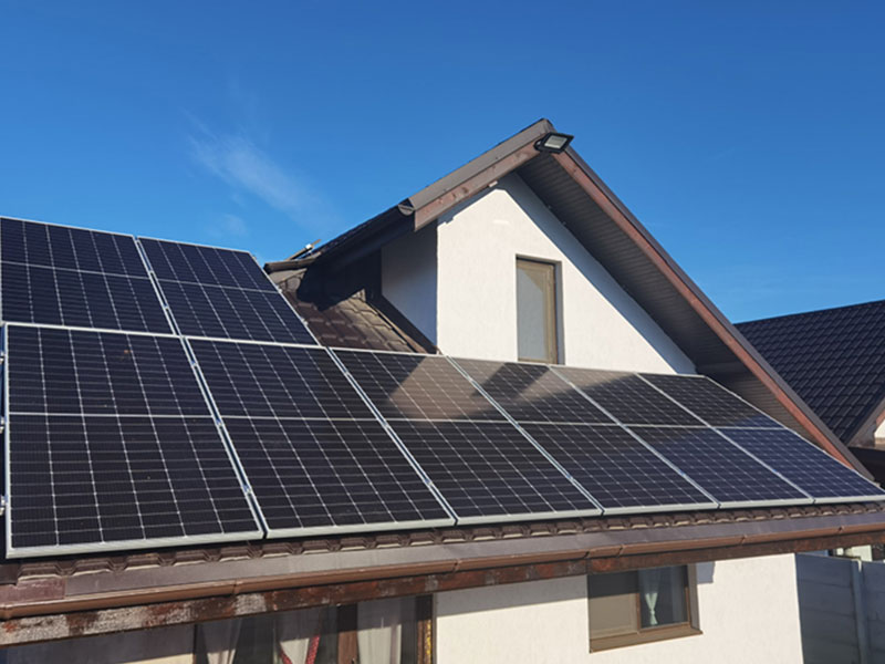 550W Solarpanel auf Dachanlage Rumänien