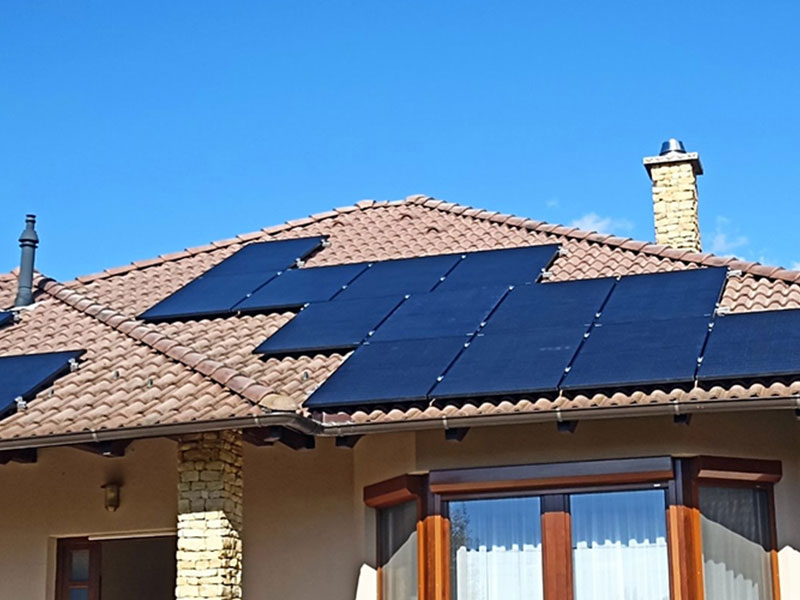 Installationsfälle für 380-W-Solarmodule in Ungarn
