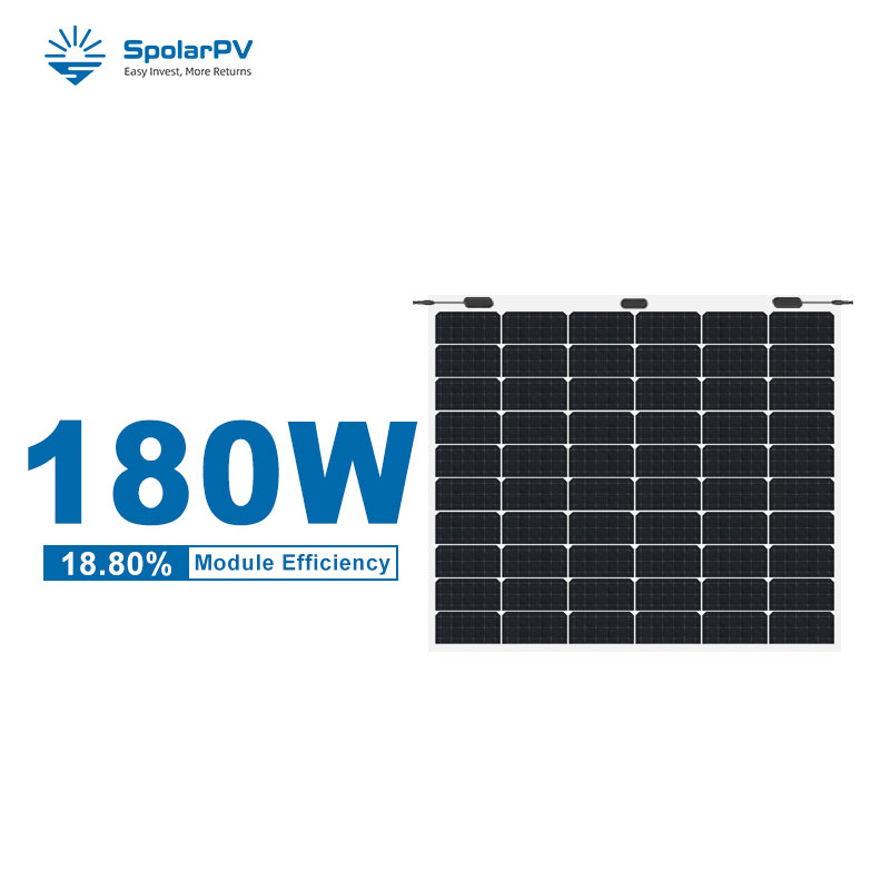 180w high efficiency flexible solar module
