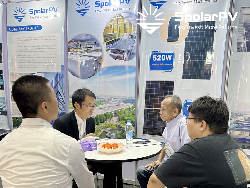 SpolarPV engagiert Kunden am ersten Tag der ASEW 2024 in Thailand
