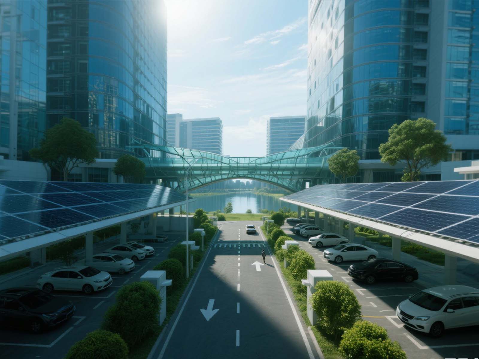 Wie Solarenergiesysteme CO2-freie Parks Wirklichkeit werden lassen