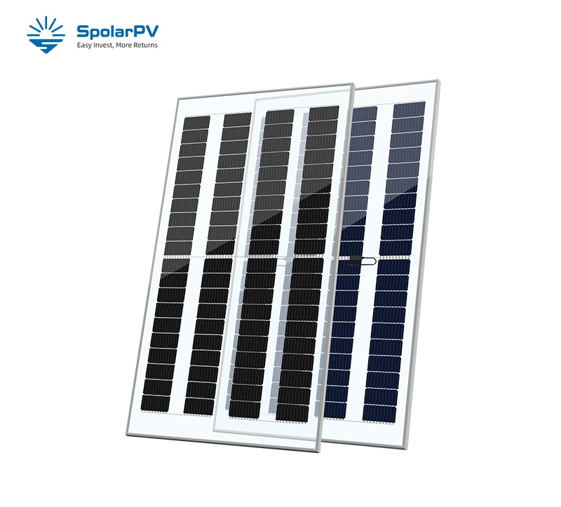 SpolarPV's SPV330-80BD 330W Transparent Solar Panels